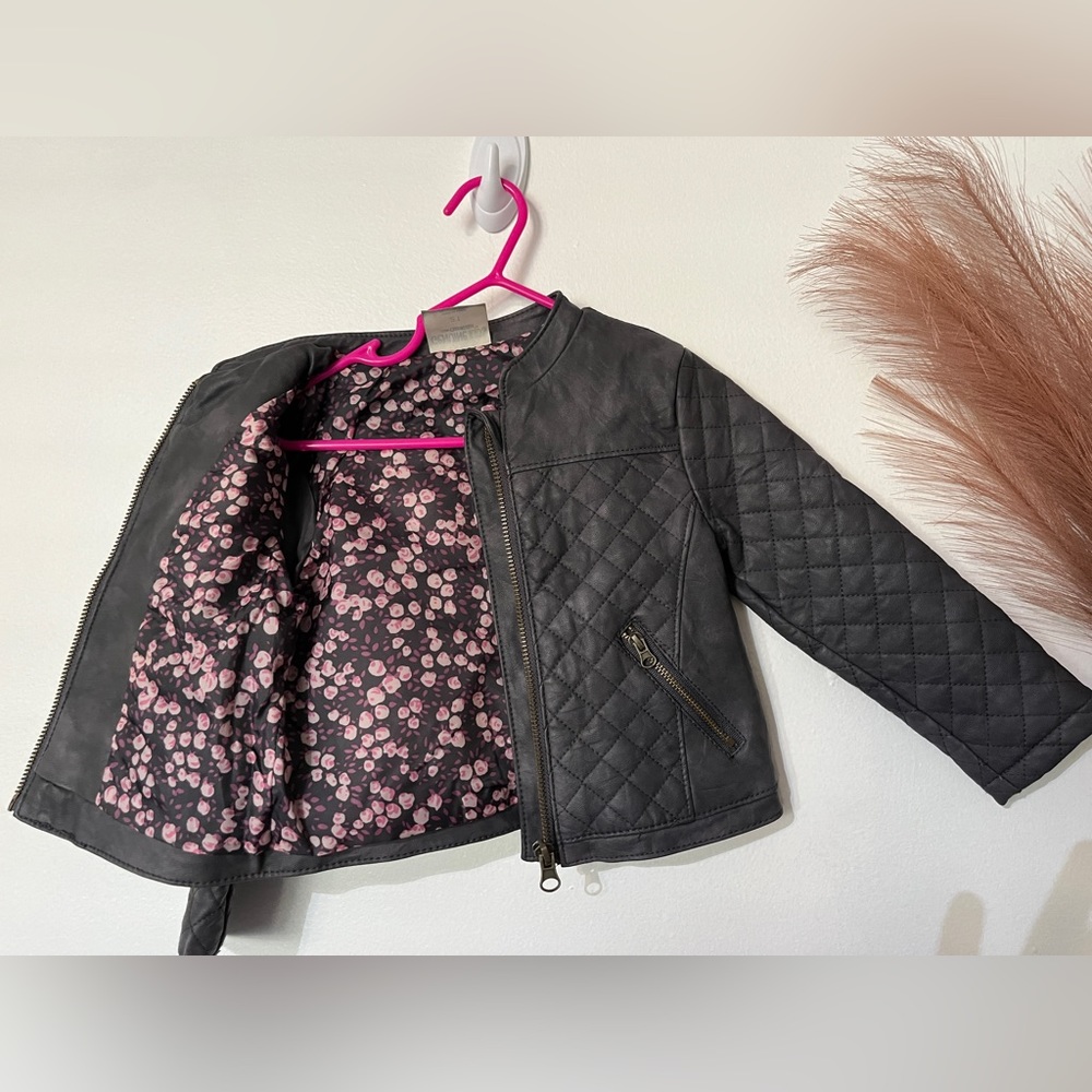 OshKoshBGosh Faux Leather Toddler Jacket